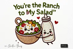 Funny Valentine PNG Faux Latch Hook Yarn - 4 Designs Product Image 3