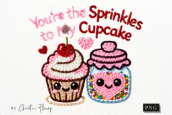 Funny Valentine PNG Faux Latch Hook Yarn - 4 Designs Product Image 3