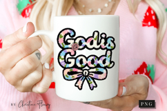 Latch Hook God Is Good Bow PNG | Easter Png Product Image 2