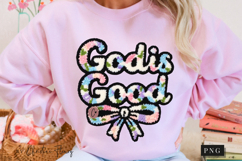 Latch Hook God Is Good Bow PNG | Easter Png Product Image 9