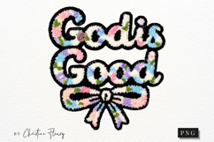 Latch Hook God Is Good Bow PNG | Easter Png Product Image 4