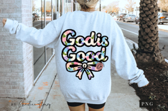 Latch Hook God Is Good Bow PNG | Easter Png Product Image 5