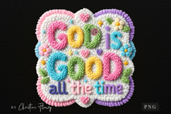 God Is Good All The Time PNG | Easter Png Product Image 4