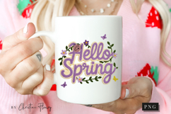 Latch Hook Hello Spring PNG | Easter Png Product Image 2