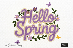 Latch Hook Hello Spring PNG | Easter Png Product Image 5