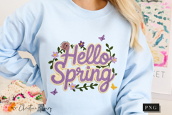 Latch Hook Hello Spring PNG | Easter Png Product Image 9