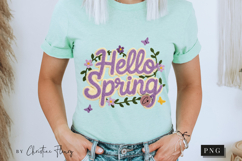 Latch Hook Hello Spring PNG | Easter Png Product Image 10