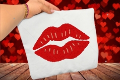 Latch Hook Kiss PNG, Latch Hook Valentines Kiss Png, Be Mine Product Image 1