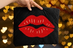 Latch Hook Kiss PNG, Latch Hook Valentines Kiss Png, Be Mine Product Image 3