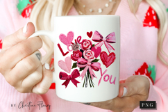 Valentine Love You PNG Latch Hook Product Image 2