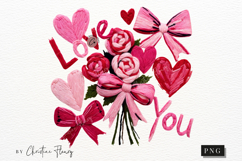 Valentine Love You PNG Latch Hook Product Image 4