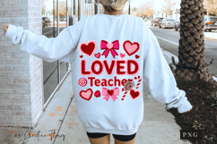 Valentine Loved Teacher PNG Latch Hook Yarn Product Image 5