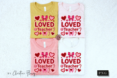 Valentine Loved Teacher PNG Latch Hook Yarn Product Image 7