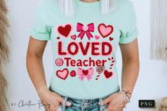 Valentine Loved Teacher PNG Latch Hook Yarn Product Image 9