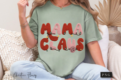 Faux Yarn Retro Mama Claus Christmas PNG Product Image 8