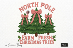 Faux Yarn Farm Fresh Christmas PNG Product Image 4