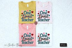 Valentines One Loved Teacher PNG Latch Hook Yarn Product Image 7