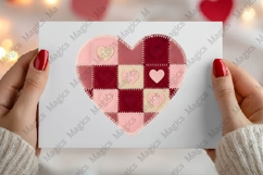 Latch Hook Patchwork Valentine Heart Png Product Image 2