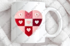 Latch Hook Patchwork Valentine Heart Png Product Image 3