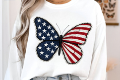 Latch Hook Pearl Patriotic Butterfly Product Image 4