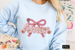 Faux Yarn Christian Easter Amen PNG | Easter Png Product Image 9