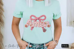 Faux Yarn Christian Easter Amen PNG | Easter Png Product Image 10