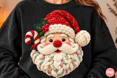 Crocheted Santa Holiday Ornament Product Image 1