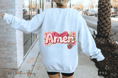 Faux Yarn Christian Easter Amen PNG | Easter Png Product Image 6