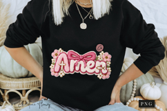 Faux Yarn Christian Easter Amen PNG | Easter Png Product Image 7