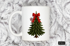 Faux Yarn Christmas Tree PNG Product Image 2