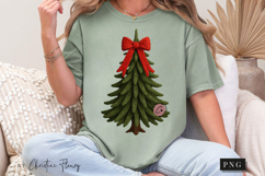 Faux Yarn Christmas Tree PNG Product Image 8