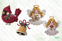 Latch Hook Yarn Christmas Clipart Product Image 1