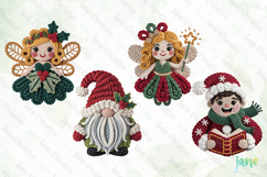 Latch Hook Yarn Christmas Clipart Product Image 1