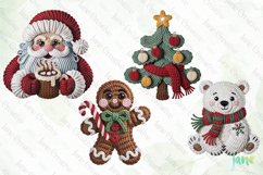 Latch Hook Yarn Christmas Clipart Product Image 1