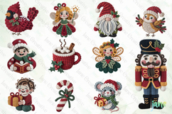Latch Hook Yarn Christmas Clipart Bundle Product Image 3