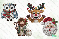 Latch Hook Yarn Christmas Clipart Product Image 1