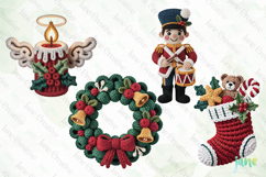 Latch Hook Yarn Christmas Clipart Product Image 1