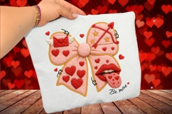 Latch Hook Yarn Crochet Be Mine Valentines Day Png, XOXO Product Image 3