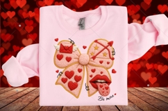 Latch Hook Yarn Crochet Be Mine Valentines Day Png, XOXO Product Image 5