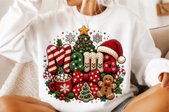Latch Hook Yarn Crochet Christmas Mama Coquette Png Product Image 3