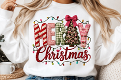 Latch Hook Yarn Crochet Merry Christmas PNG Product Image 2