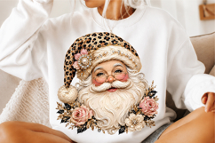 Latch Hook Yarn Crochet Santa Head Png Product Image 3