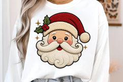 Latch Hook Yarn Crochet Santa Head Png Product Image 2