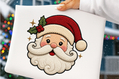 Latch Hook Yarn Crochet Santa Head Png Product Image 4