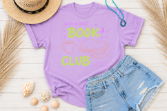 Late Night Book Club PNG, Just One More Chapter Sublimation Product Image 2