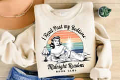 Late Night Reader PNG, Book Club PNG, Bookish PNG Product Image 3