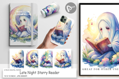 Late Night Starry Digital Paper Product Image 1