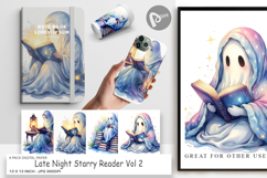 Late Night Starry Digital Paper Product Image 1