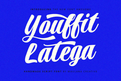 Latega Youffit Handmade Script Font Product Image 1
