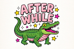 Later Gator Cute Alligator PNG Product Image 1